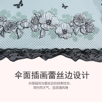 伞蕾丝太阳伞黑胶防晒防紫外线晴雨两用小清新折叠女士遮阳伞