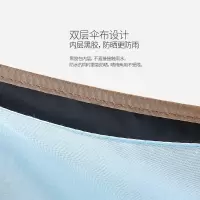伞遮阳伞防紫外线女小清新黑胶双层防晒太阳伞晴雨伞折叠两用