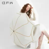 bfw 太阳伞防晒防紫外线小巧便携遮阳伞女折叠晴雨伞两用五折伞
