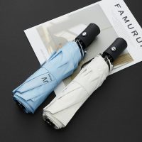 雨伞男女全自动折叠晴雨两用防晒防紫外线大号黑胶加固太阳伞双人