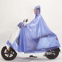 雨衣电动车摩托车雨披加大加宽雨衣雨披双帽檐单帽檐pvc面料