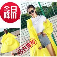 单人旅游透明雨衣成人徒步套装防水男女韩国时尚户外长款雨披