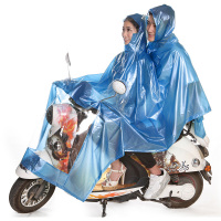 双人单人雨衣摩托车电动车雨衣雨披加大加宽雨衣雨披pvc面料