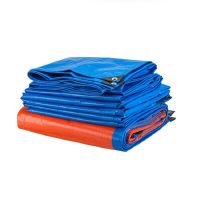 特级加厚蓝桔防雨布防水防晒篷布油布苫布货车雨棚布新品|规格5x8米送拉绳