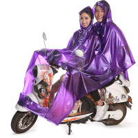 电动车摩托车雨衣雨披加大加宽雨衣雨披珠光pvc面料