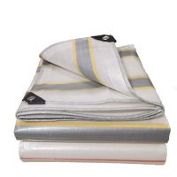 户外加厚防雨布防水布篷布货车雨布雨棚布防晒抗冻苫布隔热防潮布|金包银 2米*4米送绳