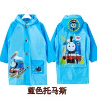 儿童雨衣雨披女中大童小学生充气帽檐带书包位男童女童带帽雨衣