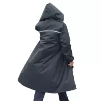 成人雨衣男女豪华风衣式雨披长款雨衣保安户外反光加厚双层透气