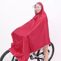 单双帽檐学生自行车雨衣单人电瓶车雨衣电动车雨衣成人摩托车雨披