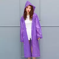 时尚成人长款雨衣女雨披带帽男女户外徒步旅游工作雨衣非性