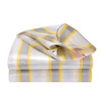 加厚金包银防雨布防水防晒塑料耐磨篷布户外遮阳遮雨货车雨棚苫布|特级220克:6*12米