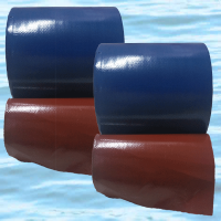 货车篷布修补专用胶带防雨布修补胶带pe防水布聚乙烯南韩布蓝桔布|新一代8.5厘米X15米蓝色二卷