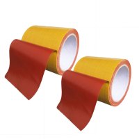 货车篷布修补专用胶带防雨布修补胶带pe防水布聚乙烯南韩布蓝桔布|新一代10厘米X10米黄色2卷