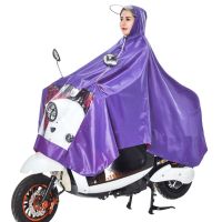 电动车雨披单人加大加厚男女成人学生摩托电瓶车骑行防水雨衣