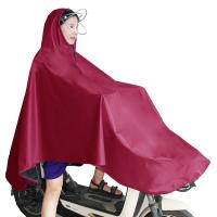 雨衣自行车单车单人单帽檐雨衣男女成人加大加厚骑行防水雨披雨具