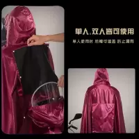 雨衣电动车摩托车成人电瓶车雨披加大单人双人男女士加厚骑行雨衣