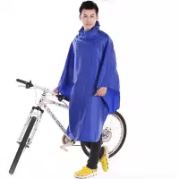 加厚自行车专用雨披雨衣行走雨衣单人时尚帽檐加大加厚男女雨衣