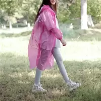 旅游性便携雨衣水上乐园漂男女纽扣款环保舒均码