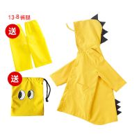 小恐龙儿童雨衣男童女童幼儿园宝宝1-2-3-6岁小学生小童防水雨披