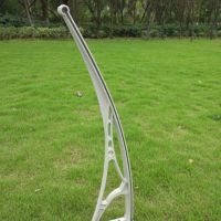 摔不坏户外雨篷支架遮阳遮雨棚透明pc耐力板窗户阳台空调雨搭