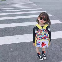 儿童书包小学生男女童1-3年级芝麻街双肩背包轻便减负小书包5