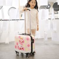 18寸儿童行李箱女韩版小型拉杆箱旅行密码箱16寸万向轮学生密码箱