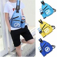 儿童胸包男童旅游小背包户外旅行斜挎包学生小男女孩休闲单肩包包