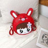 2019新款皮书包小学生女童公主可爱女孩儿童双肩背包斜挎小包