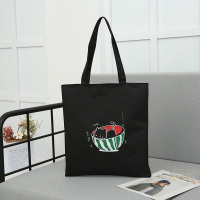 韩版春夏文艺手提帆布包女单肩包休闲百搭时尚学生书包购物帆布袋