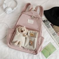 ins书包女学生韩版网红初中高中生校园背包百搭原宿日韩双肩包