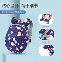 新款儿童书包3-5岁防走丢带牵引绳背包男女童出行小背包可爱