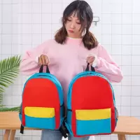 小学生幼儿园书包辅导培训班广告背包厂家做印字印logo