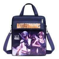 新款开学补习袋男女生单肩斜跨书包中小学生文艺手提补课作业包潮