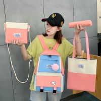 书包女韩版初中生书包女小学生书包套装可爱甜美ins网红
