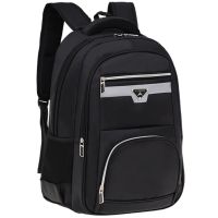 双肩背包男士大容量休闲旅行初高中学生书包大学生电脑商务时尚包|515黑色 裸包(无赠品)