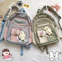 ins书包女韩版高中森系原宿网红日系背包少女初中学生双肩包