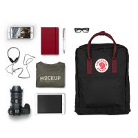 林小宅诺一同款北极白狐户外背包书包背包帆布旅行包小狐狸双肩包