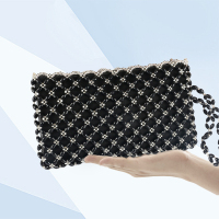 diy手工串珠百元包手拿包材料包 钱包女士零钱包珠子工艺用品制作