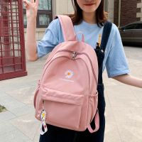 书包女学生网红小雏菊背包大容量初中生小学生百搭时尚防水双背包