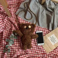 日系ins新款复古玩偶软妹可爱公仔毛绒包斜跨单肩斜挎包