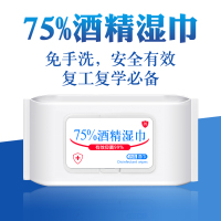 学生随身一次性除菌湿纸巾杀菌抑菌75度酒精便携式湿巾湿巾消毒