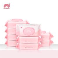 新生儿婴儿手口抽带盖宝宝加厚80湿纸巾专用湿巾