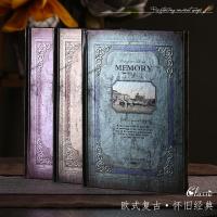 记忆精装铝箔凸面不镂空复古日记本学生手帐本礼盒创意笔记本