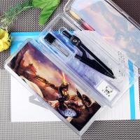 日系学生文具套规学习用品塑料圆规圆规儿童尺子套装|马可波罗款