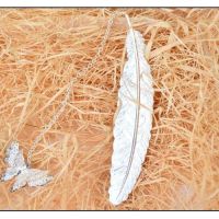 金属荧古羽毛复古发光蝴蝶日韩夜光精致个性创意纯铜|银色不夜光蝴蝶羽毛 无礼盒