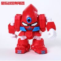 笔削笔机儿童卷笔钻转笔刀小学生铅笔手摇削笔器|机器人XBQ97005红色