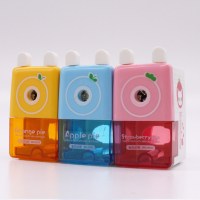 转笔刀骏禾通小学生手摇卷笔刀刨笔机可爱铅笔刀削笔器儿童文具|方形[颜色随机]