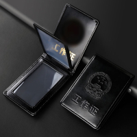 真皮工作证件职员公务工作证jc证件套执勤出入证工作牌银行单位件套校园学生门禁出入证真皮工保护套