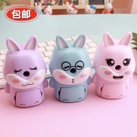 铅笔小学生用手摇削笔器卷笔刀削笔机礼物转笔刀自动铅笔刀儿童|95601雪妮兔[颜色随机] 转笔刀+2B铅笔[10支]