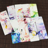 创意礼物送个性礼品纸质卡片学生老外古风复古异形中古典|樱之韵